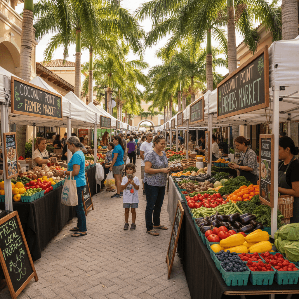 Coconut Point Farmers Market (Estero) - Generated image