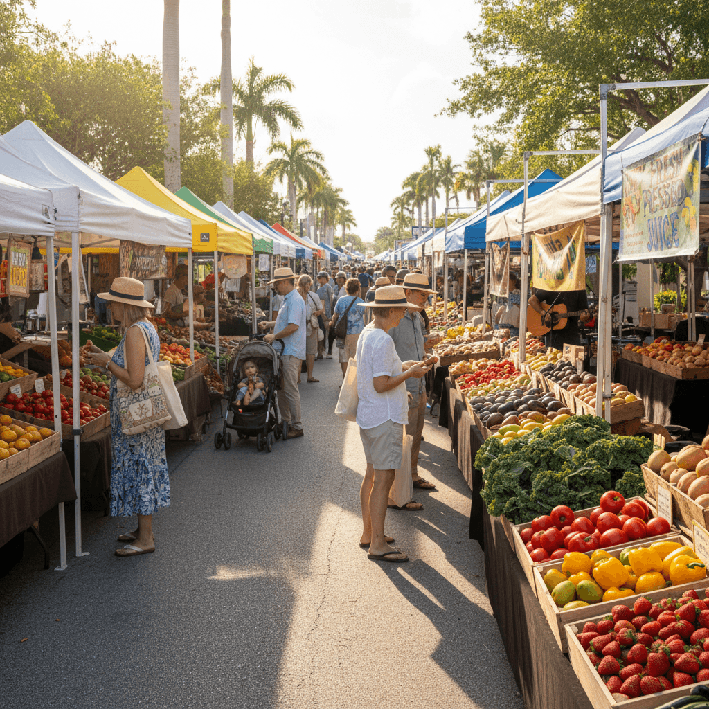 Third Street South Farmer's Market - Generated image